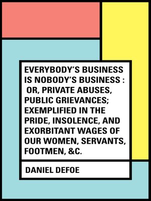 cover image of Everybody's Business Is Nobody's Business